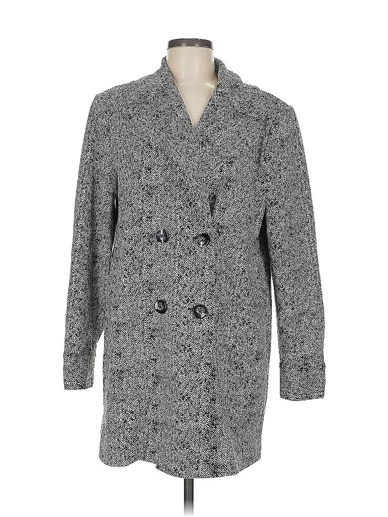 Pre-owned Cabi Coat In Gray