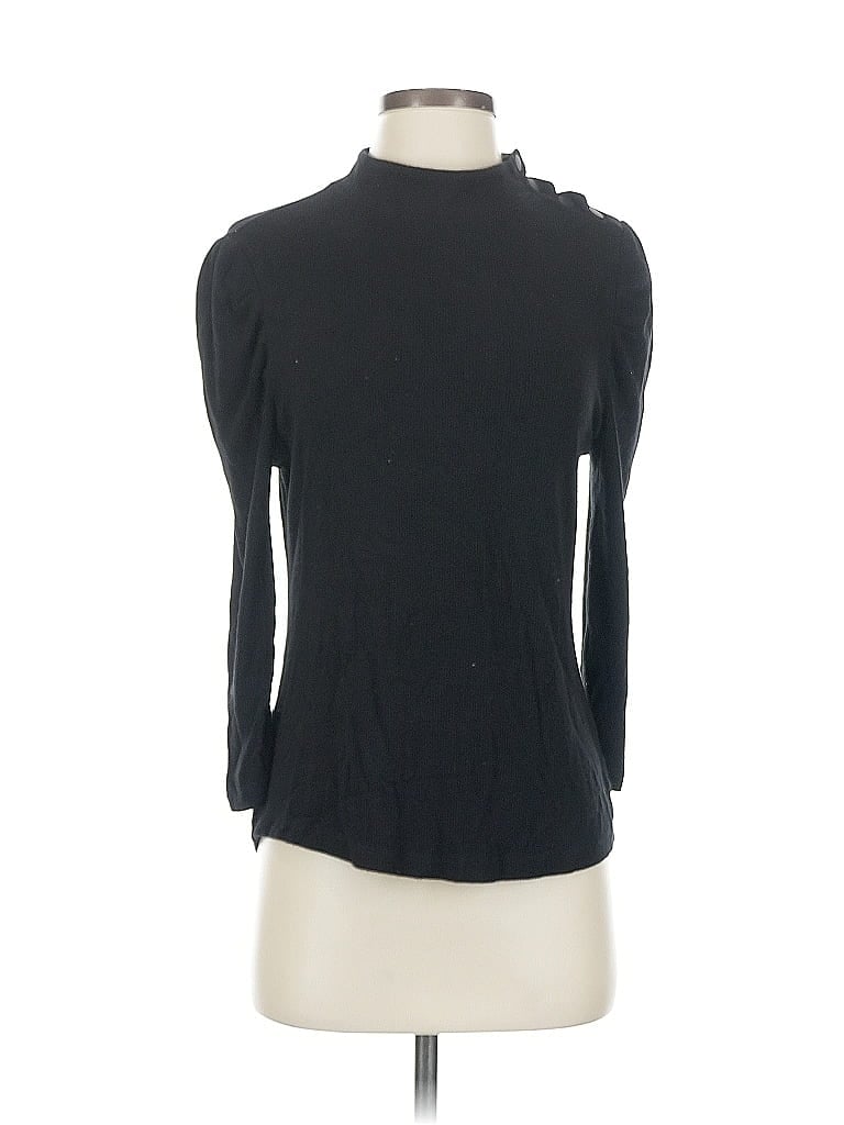 Pre-owned Evereve Turtleneck Sweater In Black