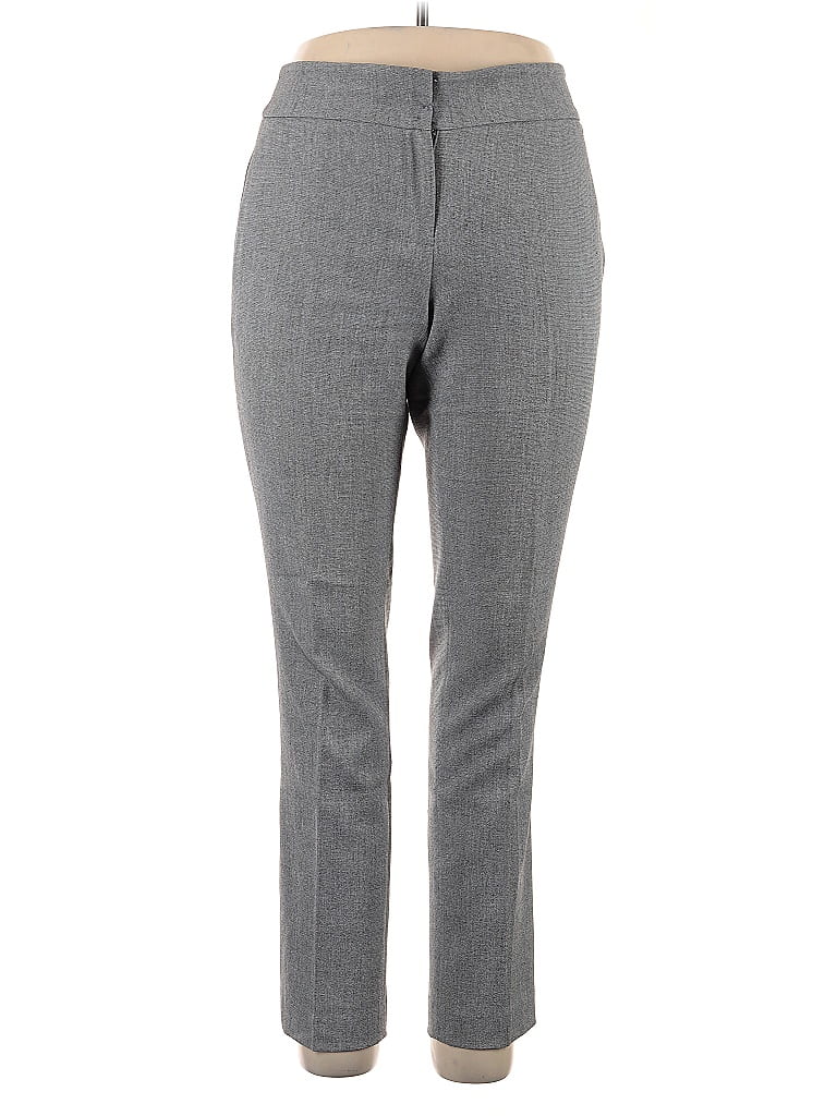 Pre-owned Kasper Dress Pants In Gray