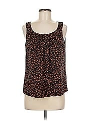 St. John Sleeveless Silk Top