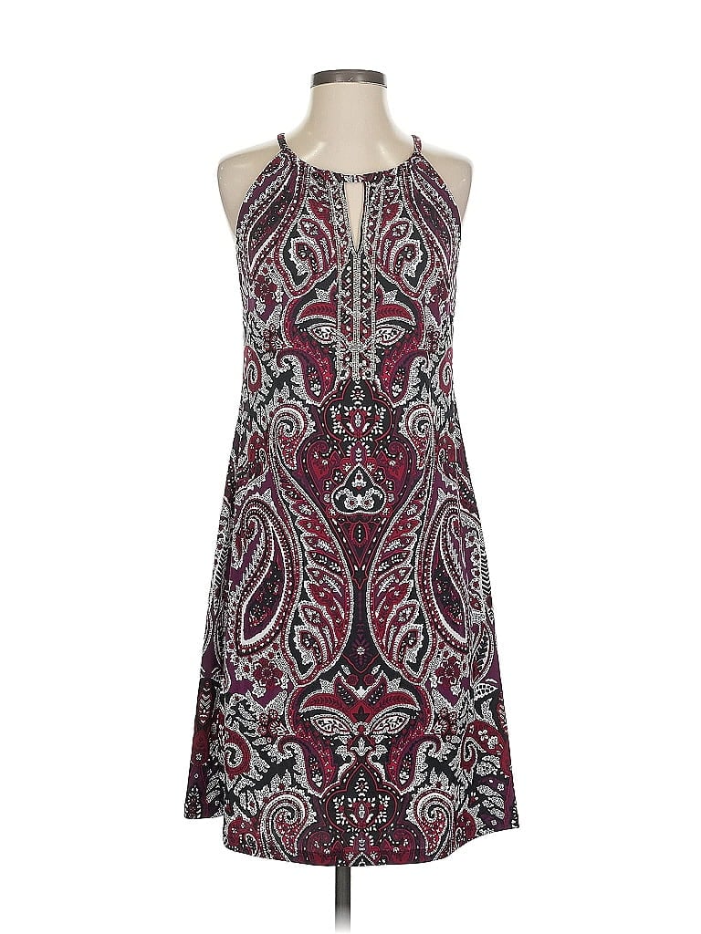 Click to view more detailed imagery on our partner's website Pre-owned Inc International Concepts Cocktail Dress In Burgundy