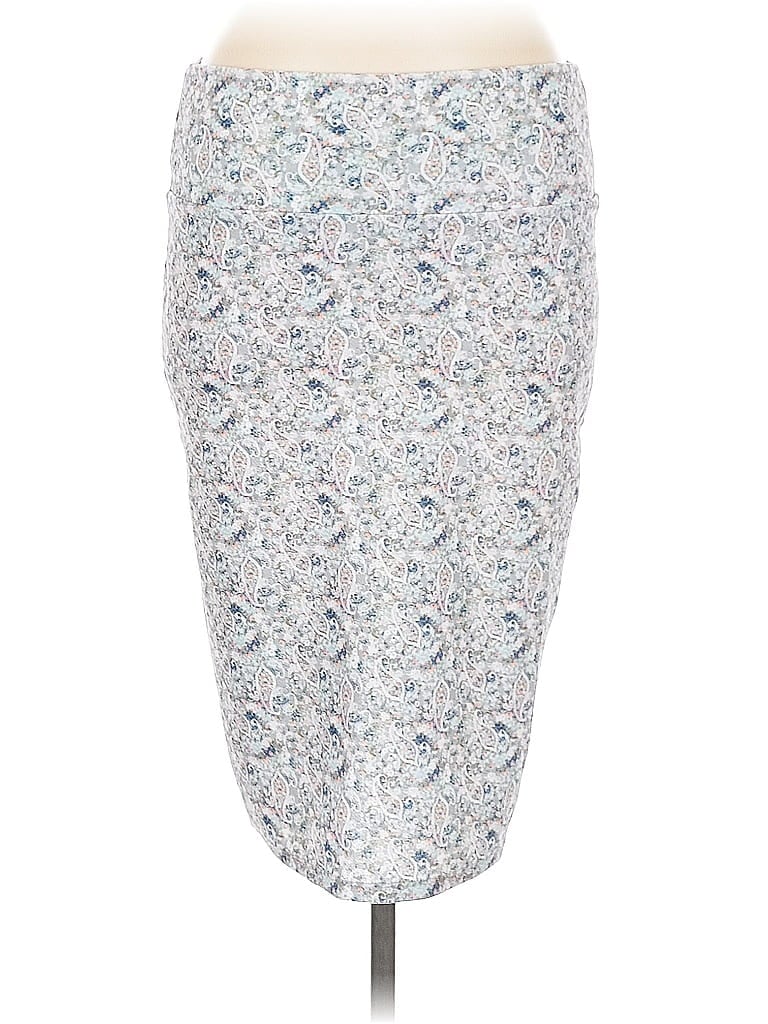 Pre-owned Lularoe Casual Skirt In Silver