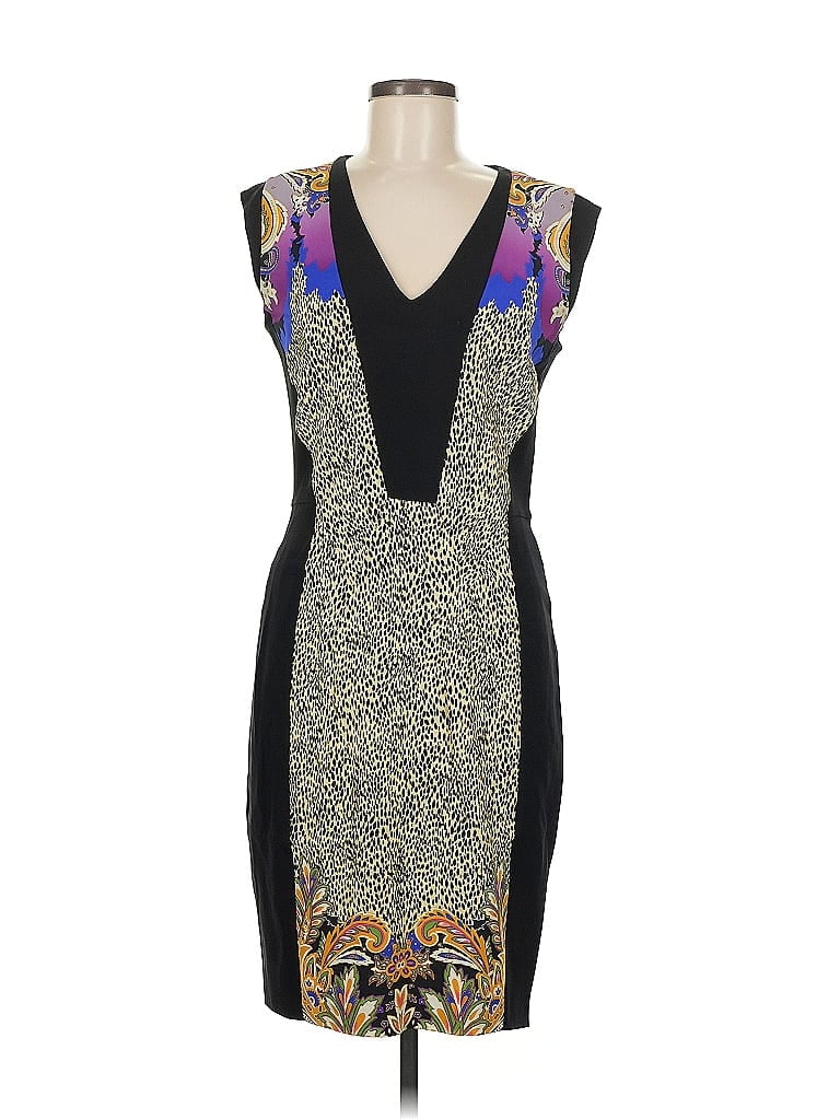 ETRO Graphic Black Cocktail Dress Size EU (IT) 44 / US 8 - photo 1