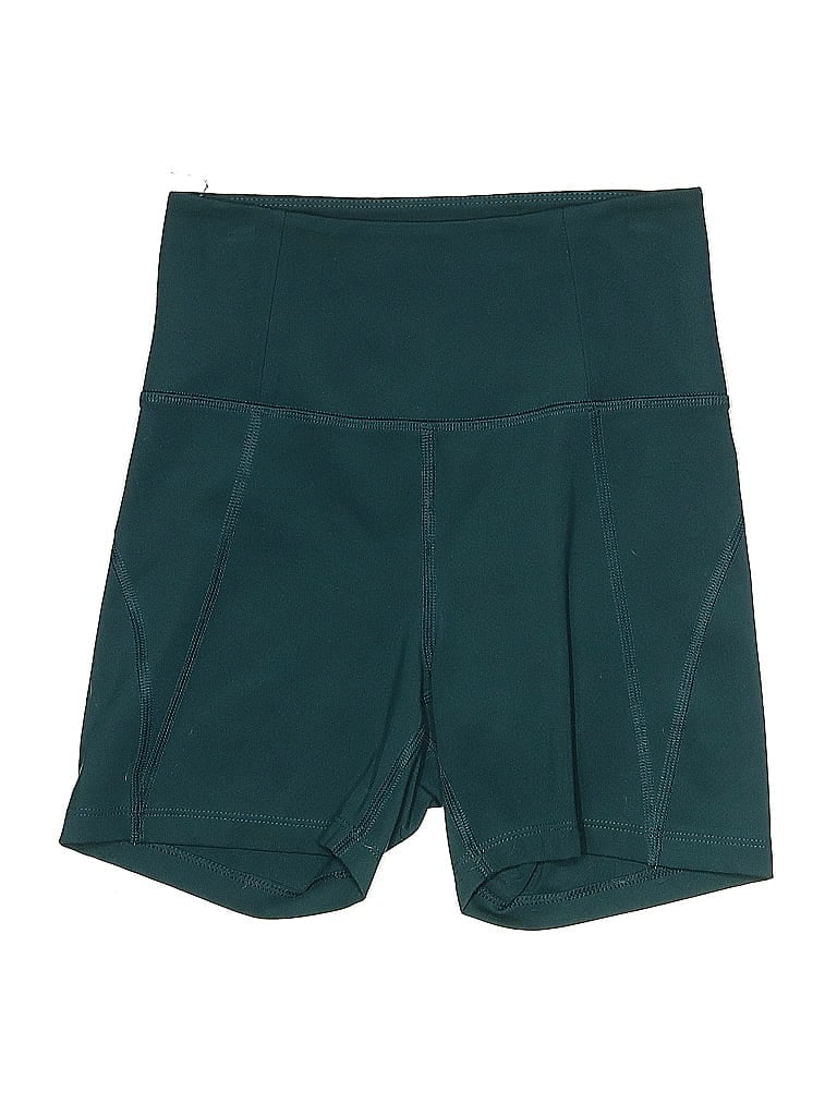 Pre-owned Girlfriend Collective Athletic Shorts In Blue