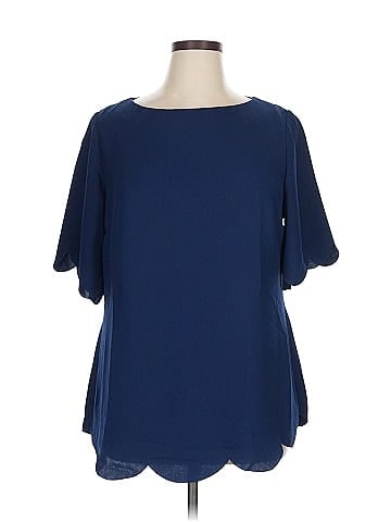 Sail to Sable Short Sleeve Blouse (view 1)