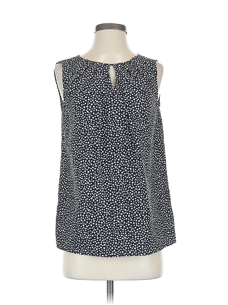 Pre-owned Jones New York Sleeveless Blouse In Blue