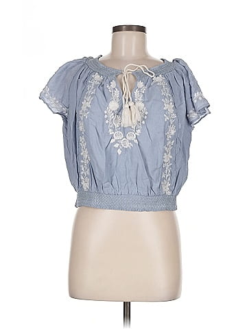 Lucky Brand Short Sleeve Blouse (view 1)