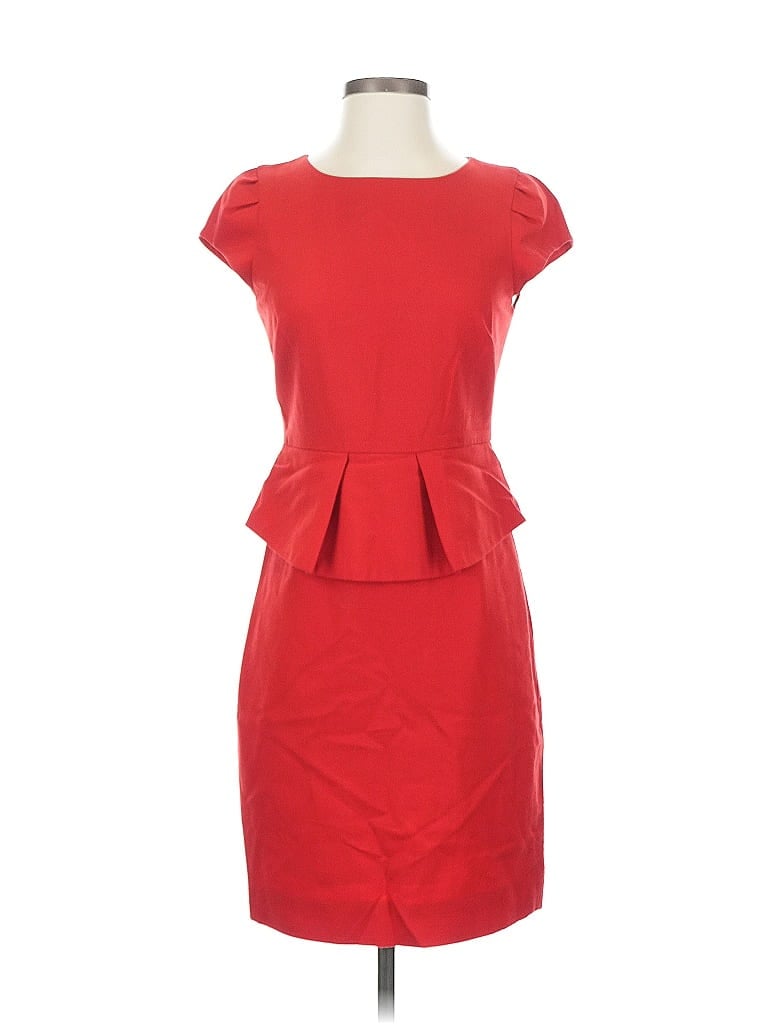 Pre-owned J.crew Factory Store Cocktail Dress In Red