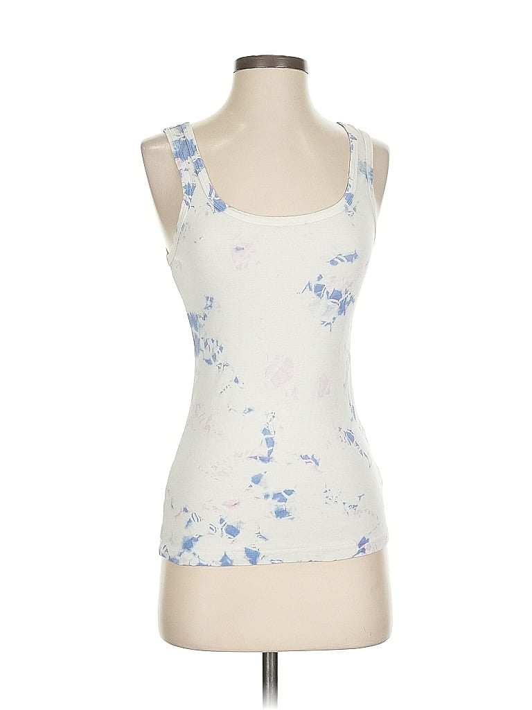 SPLENDID Pre-owned Tank Top Ivory Strapless Neckline Tops In White