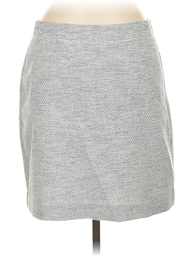 Pre-owned Ann Taylor Loft Casual Skirt In Gray