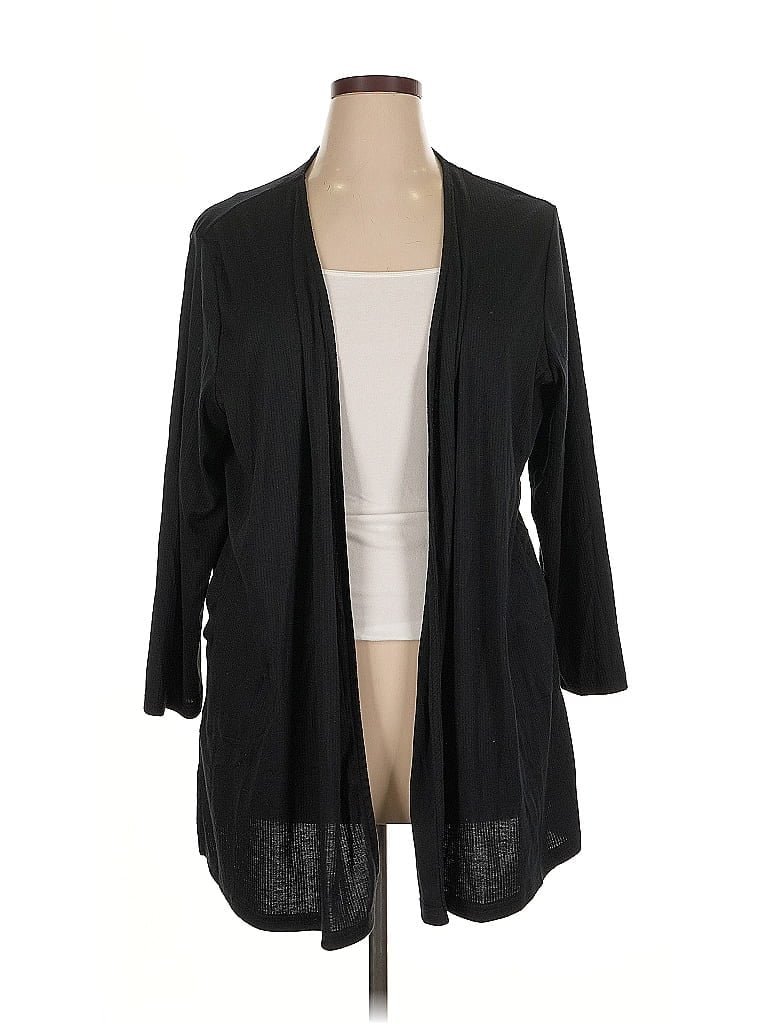 Pre-owned Muk Luks Kimono In Black