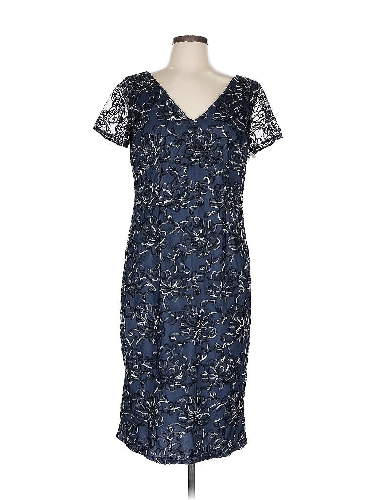 Pre-owned Js Collections Cocktail Dress In Blue