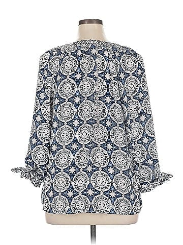 Counterparts 3/4 Sleeve Blouse (view 2)