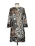 Walter 100% Polyester Graphic Gray Cocktail Dress Size XS - photo 1