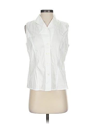 Calvin Klein Sleeveless Button-Down Shirt (view 1)