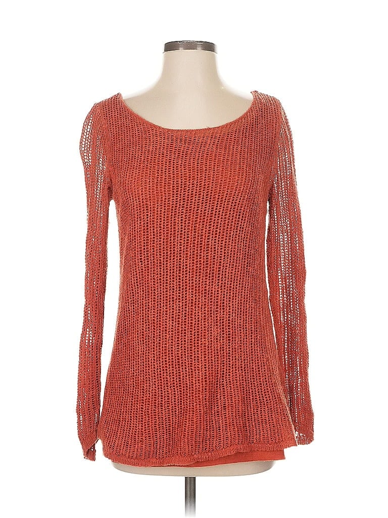 Pre-owned Soft Surroundings Pullover Sweater In Orange