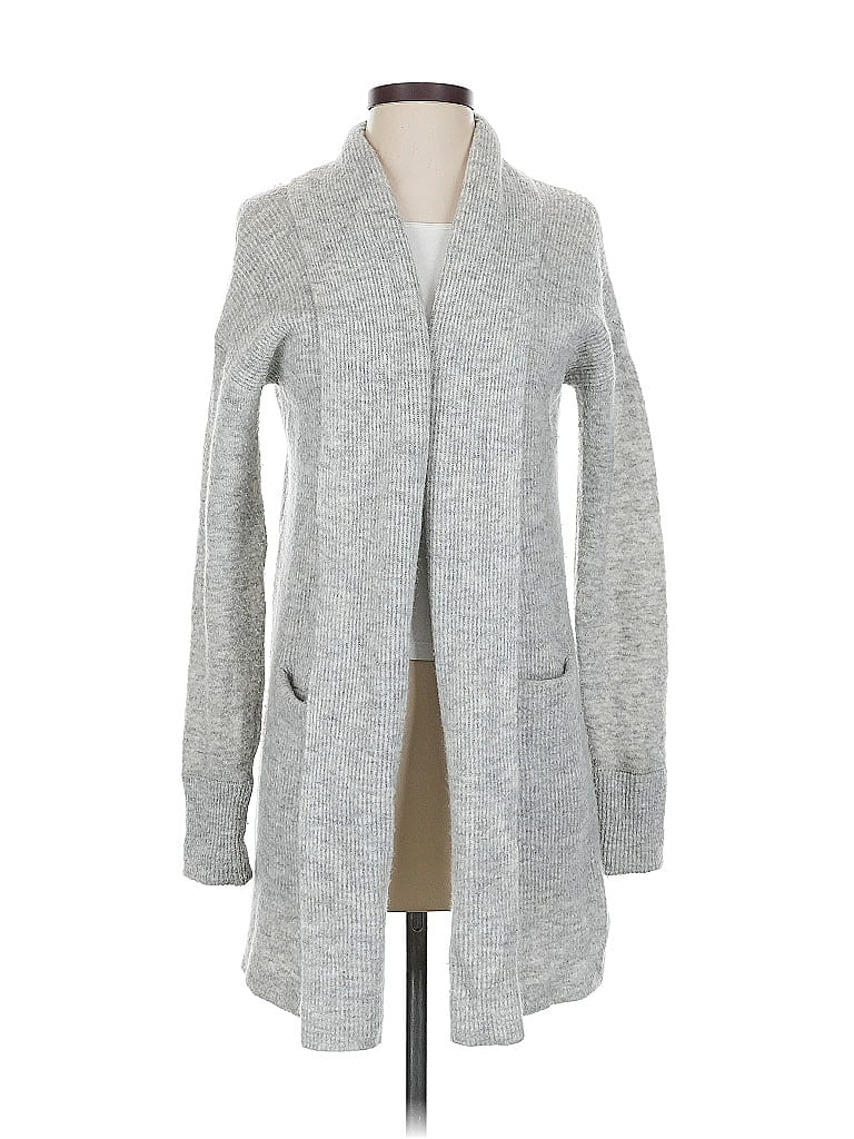 BANANA REPUBLIC Pre-owned Wool Cardigan Sweater In Gray