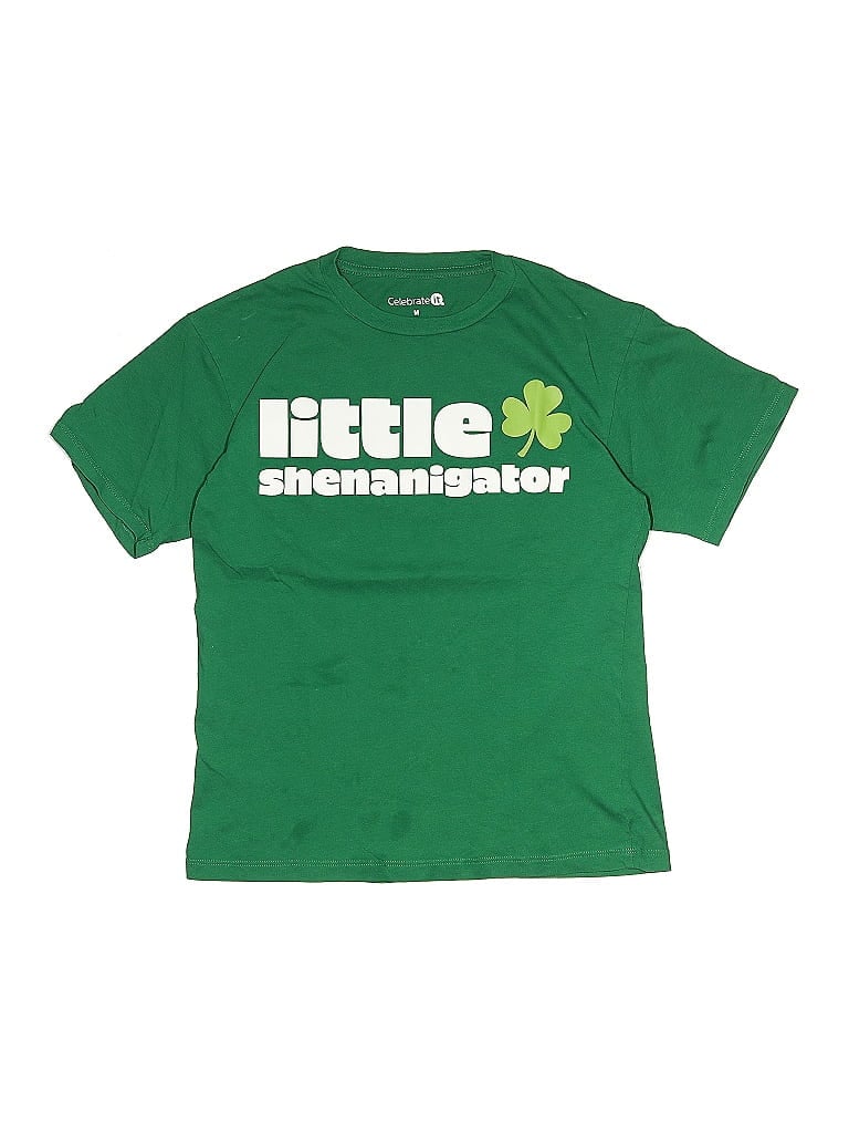 Pre-owned Assorted Brands Kids' Short Sleeve T-shirt In Green
