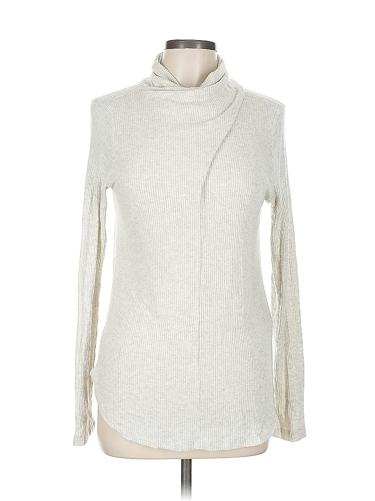 Pre-owned Fifteen Twenty Turtleneck Sweater In Silver