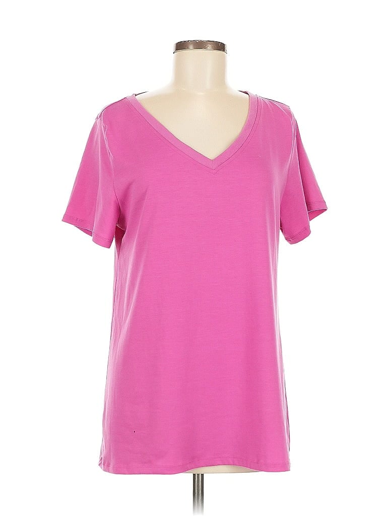 Pre-owned Lularoe Short Sleeve T-shirt In Pink