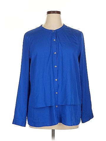 Calvin Klein Long Sleeve Blouse (view 1)