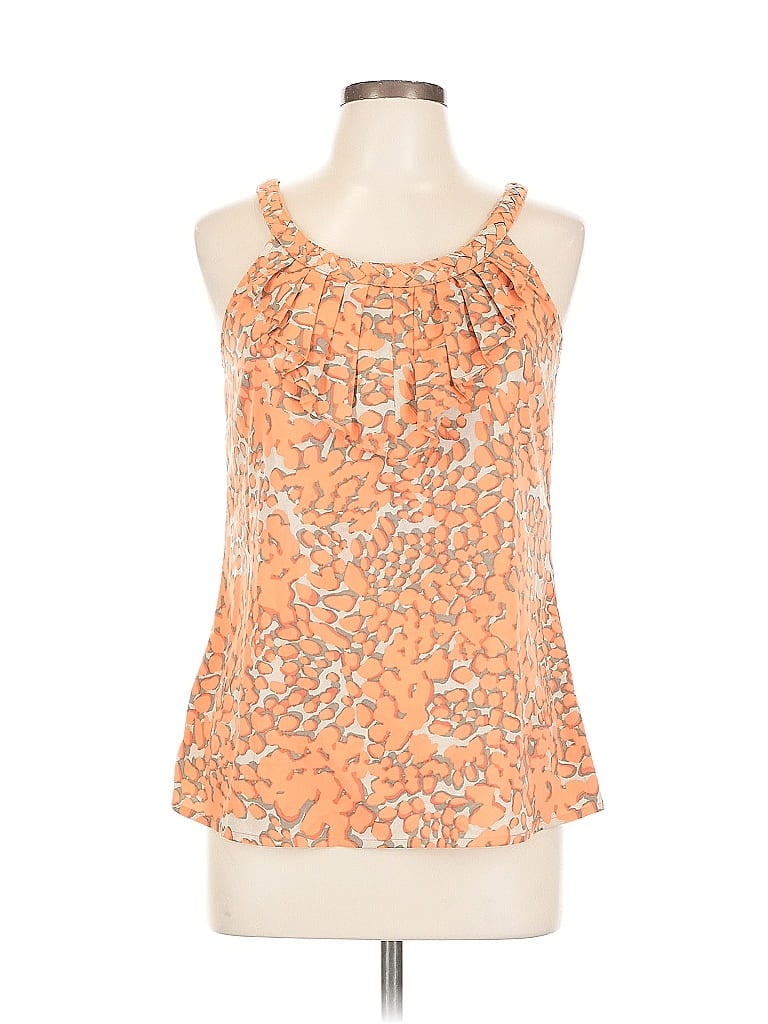Pre-owned Banana Republic Factory Store Sleeveless Blouse In Orange