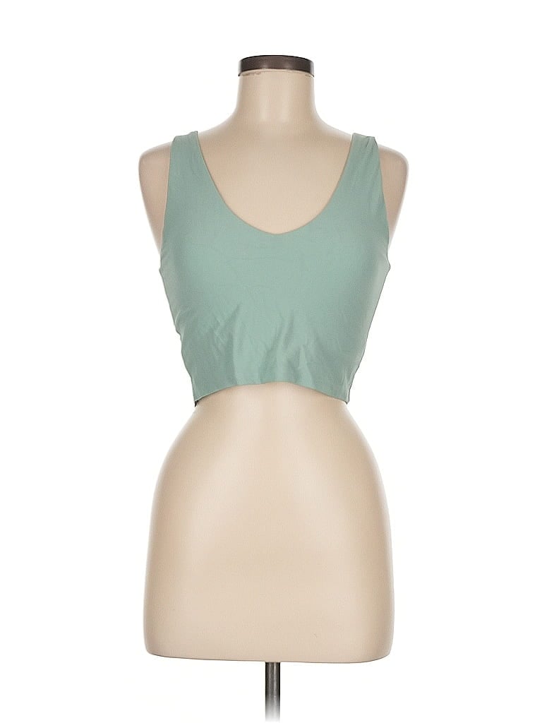 Click to view more detailed imagery on our partner's website Pre-owned Carbon38 Tank Top Green Strapless Neckline Tops