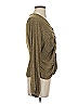 Guess Brown Long Sleeve Blouse Size S - photo 4