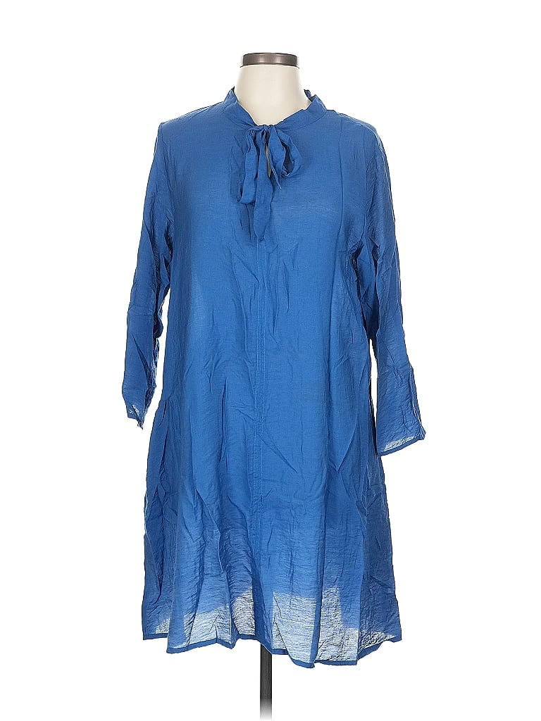 Pre-owned Cut.loose Casual Dress In Blue