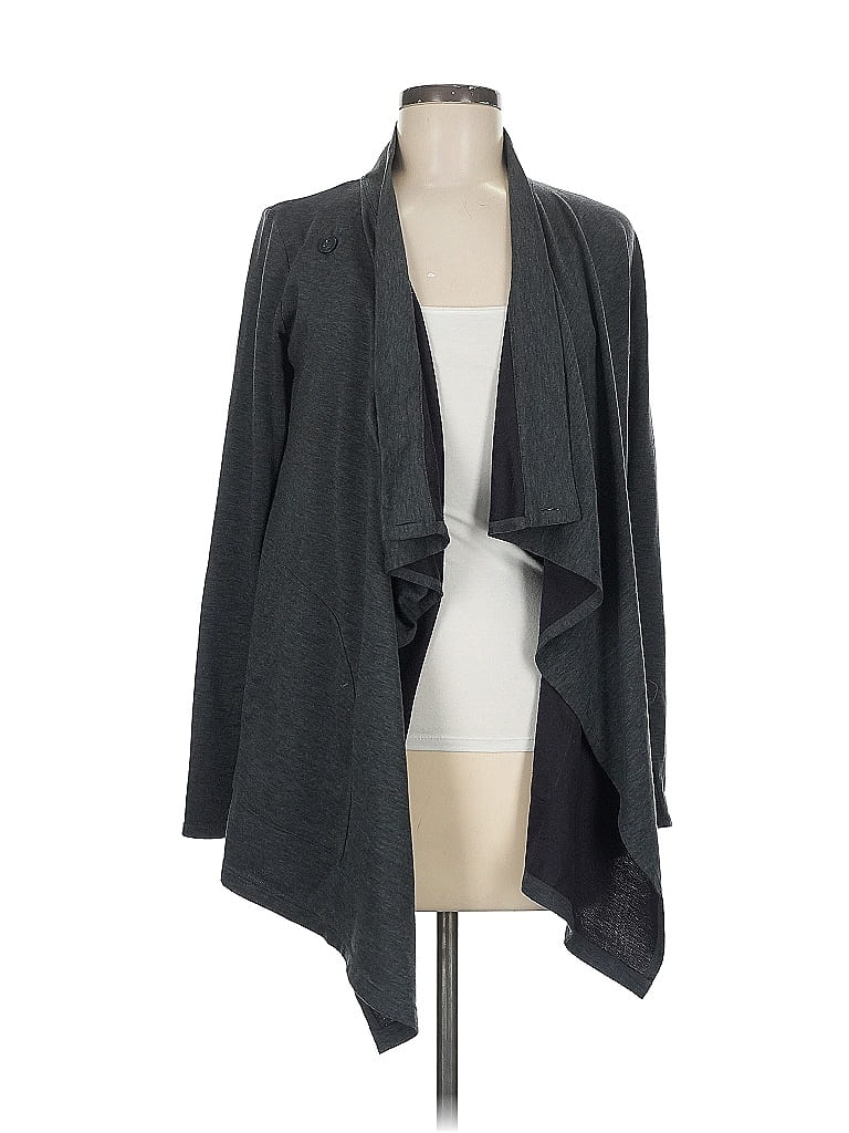 Pre-owned Mpg Cardigan Sweater In Gray