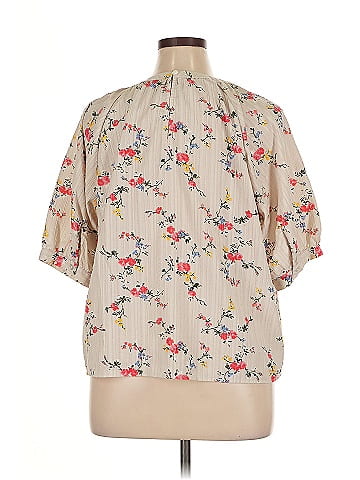 Ann Taylor LOFT Outlet Short Sleeve Blouse (view 2)