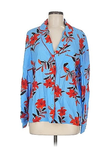 Diane von Furstenberg Long Sleeve Blouse (view 1)
