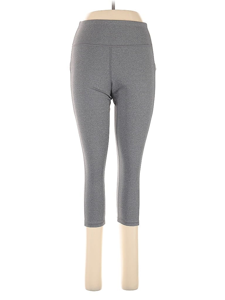 Pre-owned Tek Gear Active Pants In Gray