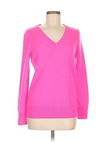 Aqua Cashmere Pullover Sweater (view 1)