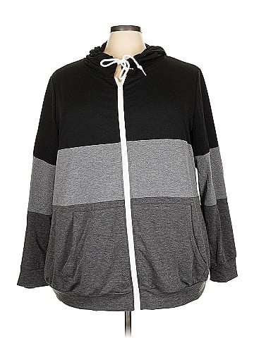 BLOOMCHIC Zip Up Hoodie (view 1)