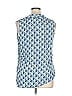Laundry by Shelli Segal Blue Sleeveless Blouse Size 0X (estimated) - photo 2