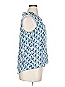 Laundry by Shelli Segal Blue Sleeveless Blouse Size 0X (estimated) - photo 4
