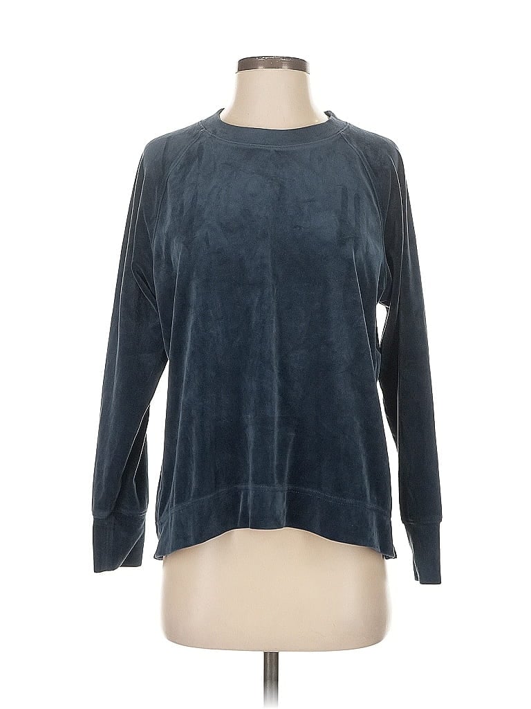 Pre-owned Lou & Grey For Loft Pullover Sweater In Blue