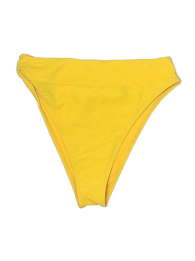 Click to view more detailed imagery on our partner's website Pre-owned Abercrombie & Fitch Swimsuit Bottoms In Yellow