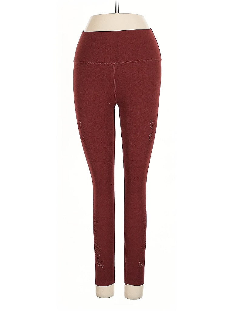 Click to view more detailed imagery on our partner's website Pre-owned Fabletics Active Pants In Burgundy