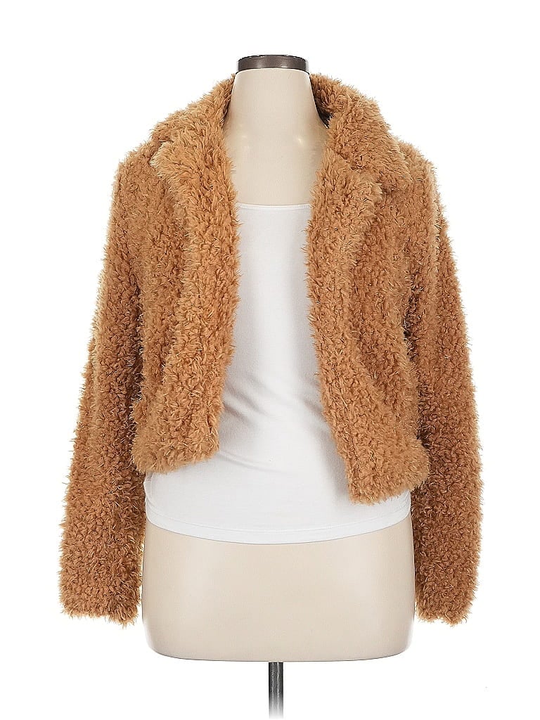 Pre-owned Blanknyc Blank Nyc Cardigan Sweater In Brown