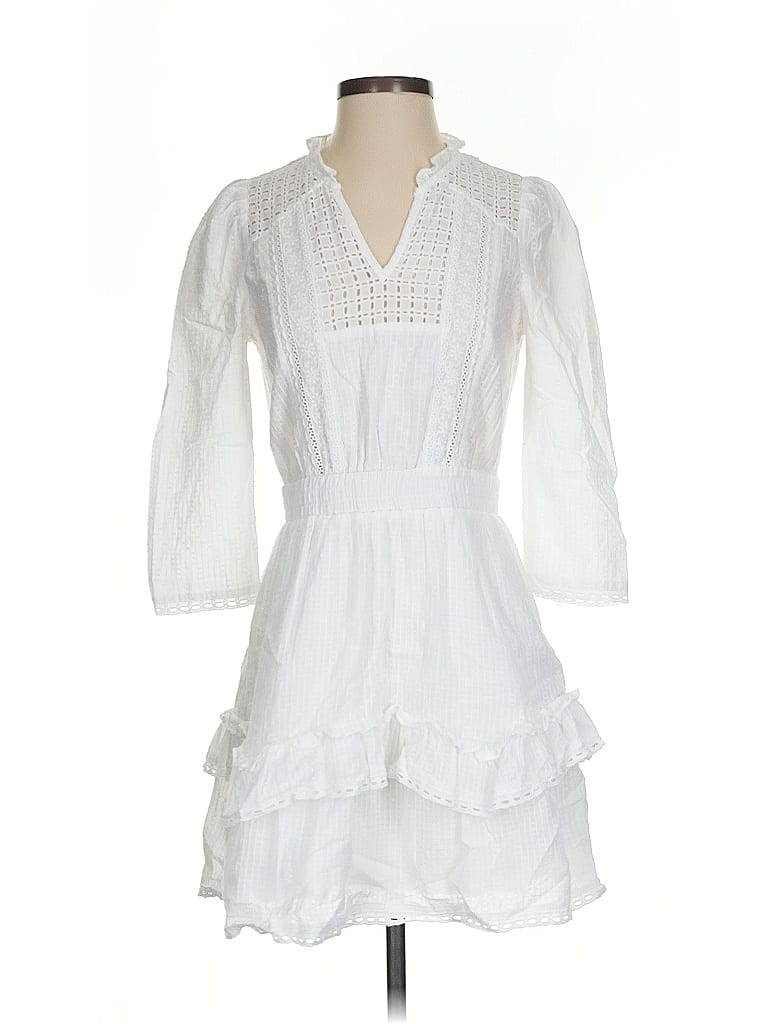 Pre-owned Heartloom Casual Dress In White