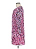 Tibi 100% Silk Print Purple Cocktail Dress Size 10 - photo 5