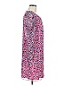Tibi 100% Silk Print Purple Cocktail Dress Size 10 - photo 4