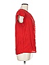 Japna 100% Polyester Red Short Sleeve Blouse Size M - photo 4