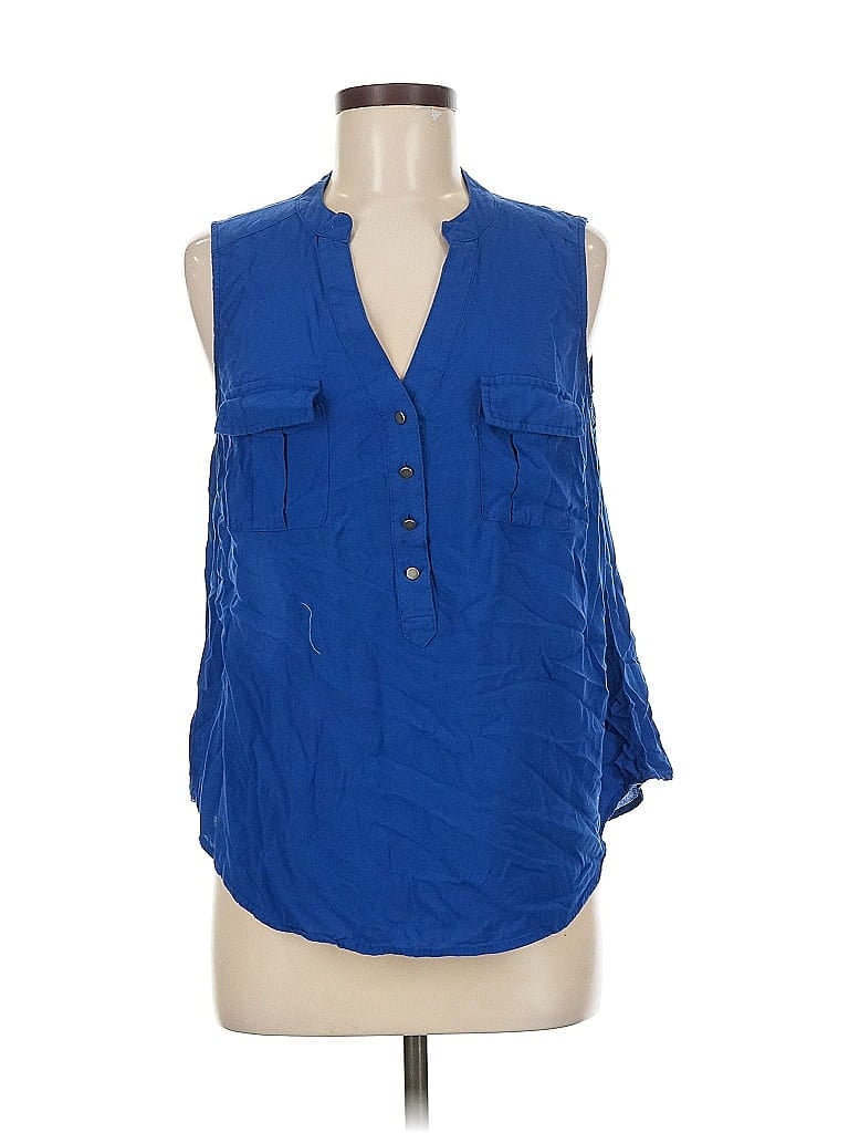 Pre-owned Torrid Sleeveless T-shirt In Blue