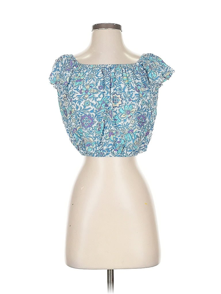 Pre-owned Walker & Wade Sleeveless Blouse In Blue