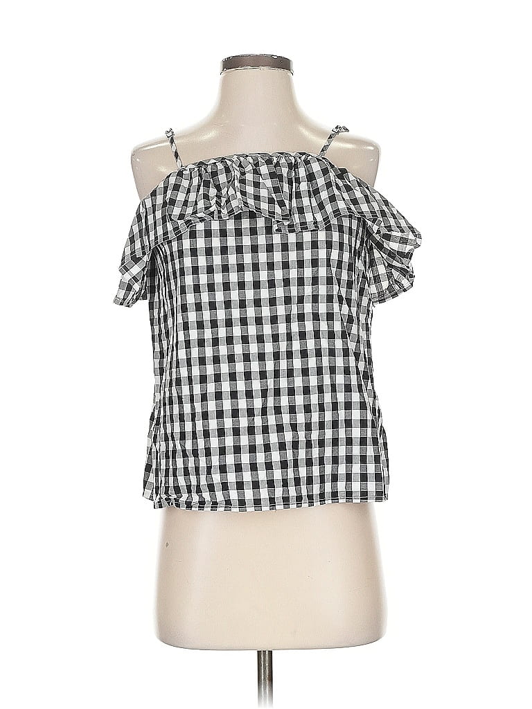 Pre-owned A New Day Sleeveless Blouse In Black
