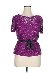 Alex Evenings Short Sleeve Blouse