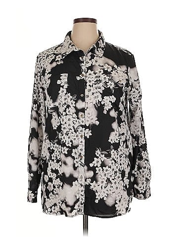 Calvin Klein Long Sleeve Blouse (view 1)